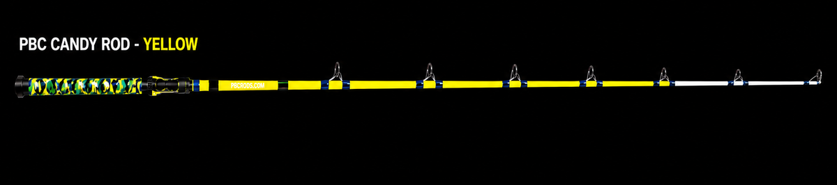 Yellow Candy Catfish Rods